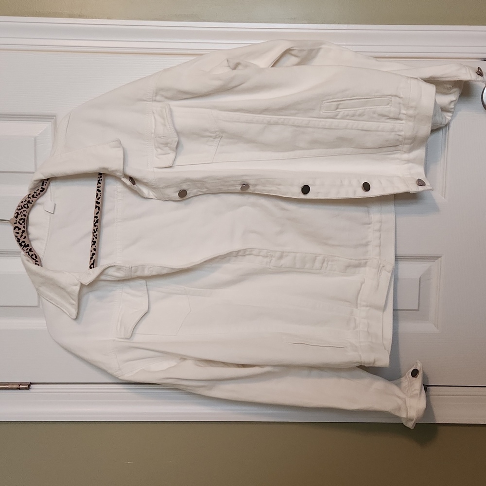 White denim jacket XXL